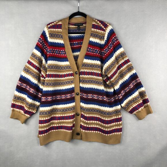 Lane Bryant Sweaters - Lane Bryant Women's Size 22/24 Fair Isle Button-up Cardigan